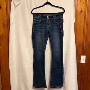 Wallflower Dark Indigo Boot Cut Jeans